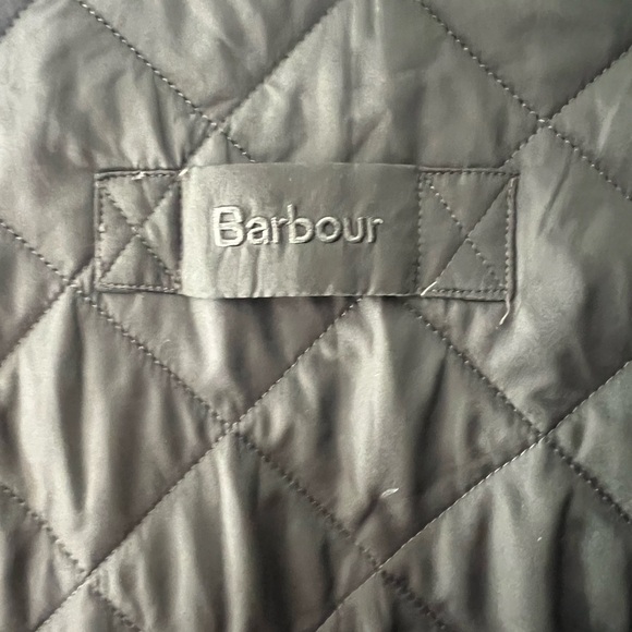 Barbour Quilted Gilded Diamond Olive Green Vest - Picture 5 of 5
